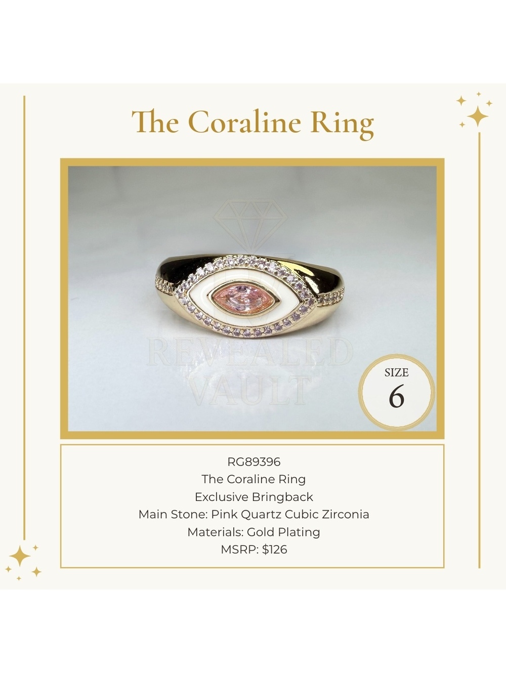 The Coraline Ring - Size 6 - OG